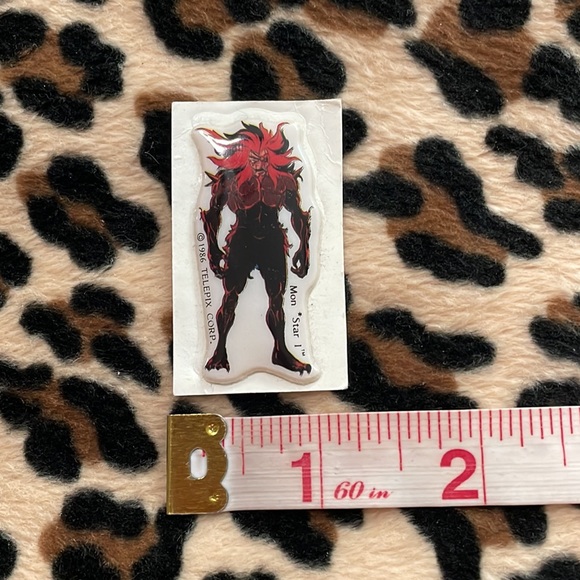 1986 SILVERHAWKS 💙 Vintage Puffy Sticker Cartoon 80s Kenner Collectible Telepix - Picture 6 of 17